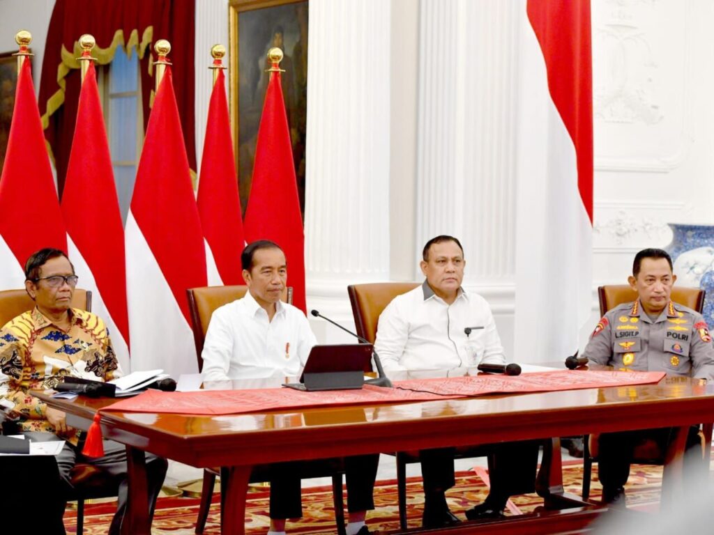 Presiden Jokowi Tegaskan Komitmen Pemerintah Berantas Korupsi Tak Pernah Surut