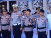 Dansat Brimob Polda Jabar Hadiri Upacara Pengukuhan dan Sertijab Kapolresta Karawang