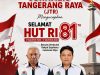 Ucapkan Selamat HUT RI ke-81, JTR:  Perkuat Persatuan, Lanjutkan Perjuangan