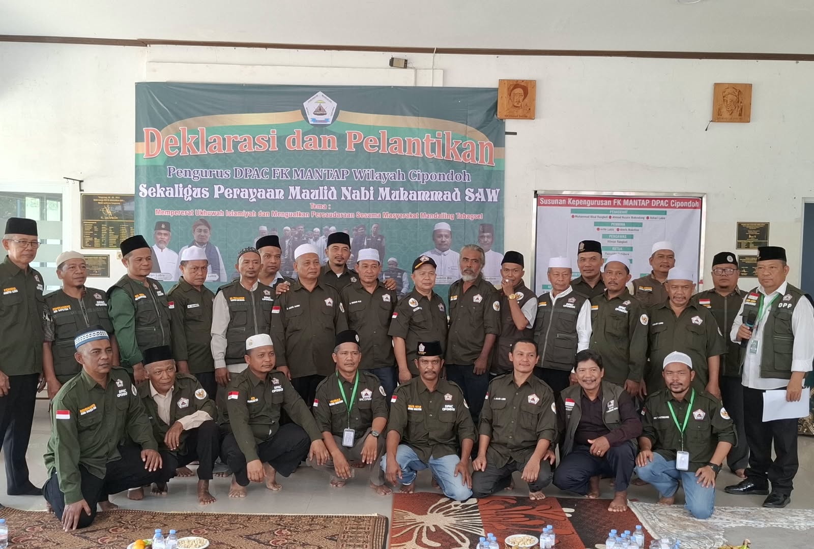 FK MANTAP Kukuhkan DPAC Cipondoh, Pahmuddin Batubara Siap Nahkodai, Perkuat Persaudaraan dan Sinergi Masyarakat