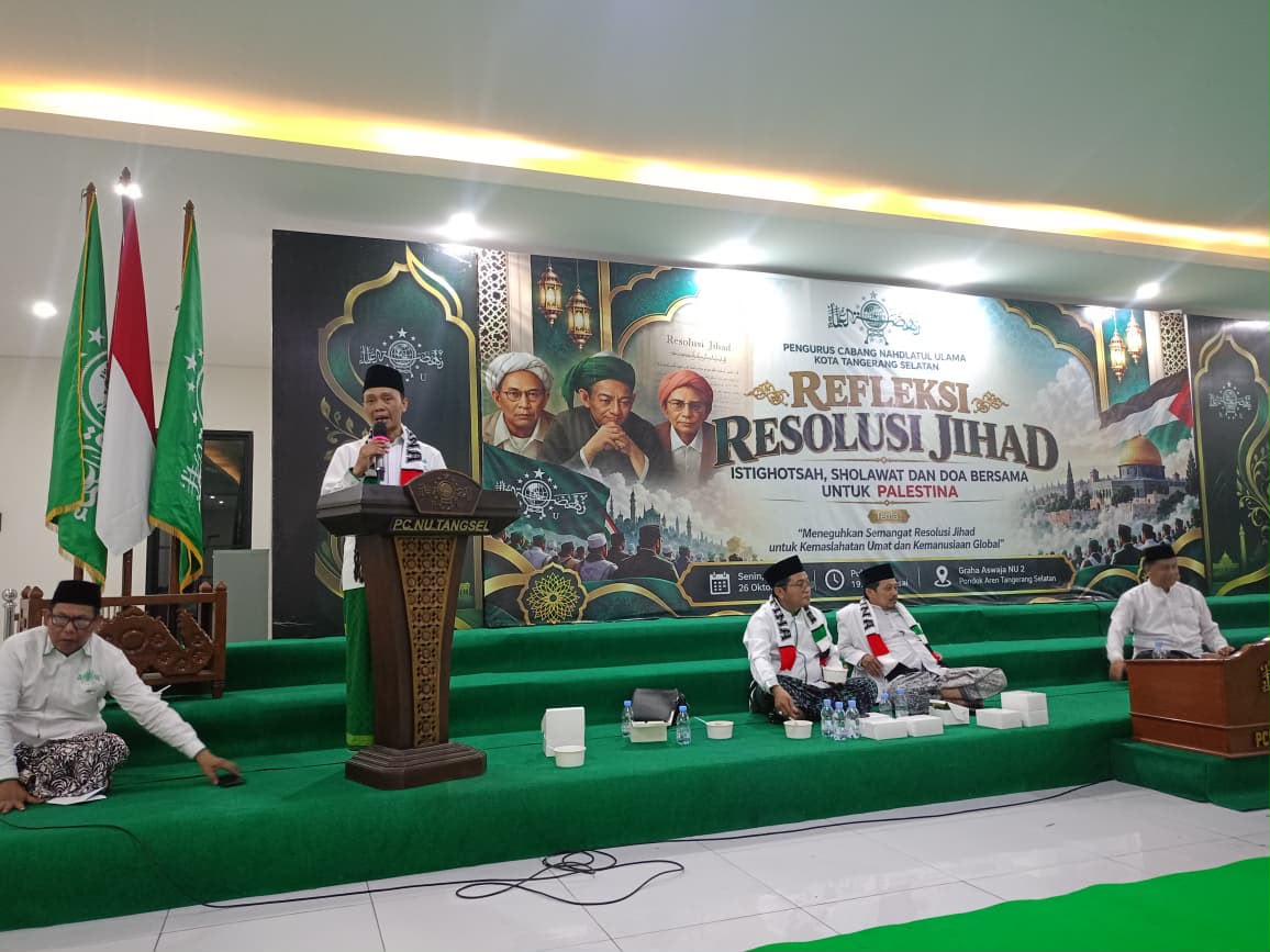 Ketua PCNU Tangsel: Resolusi Jihad Harus Menjadi Spirit Khidmah NU dan Gerakan Kemanusiaan